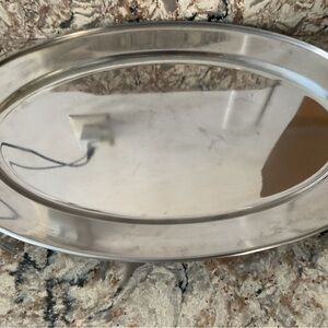 Stainless Steel 18/8 Large Oval Platter by ESTIA Gourmet